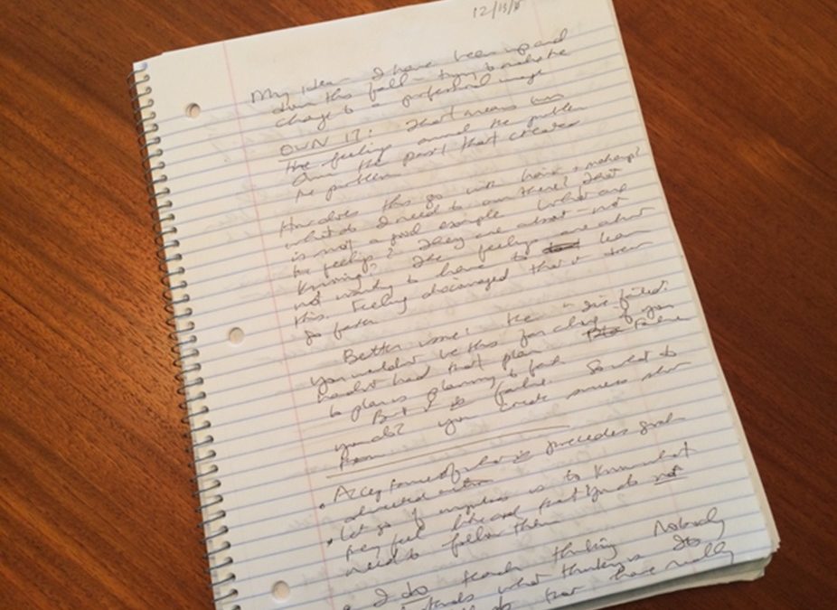 The One-Minute Rule for “Thinking on Paper”