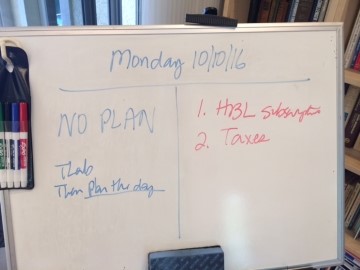 Monday - No Plan