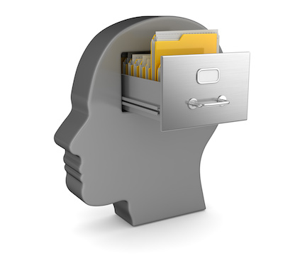 Image of filing drawer in the mind