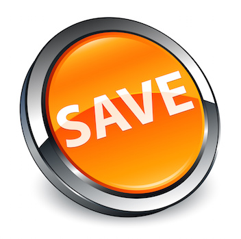 Image of a Save button