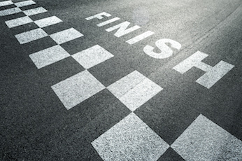 Image of a finish line