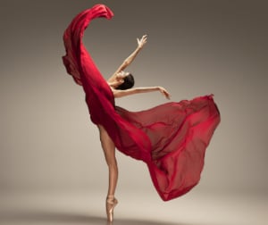 Dancer Holding a Graceful position