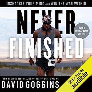 David Goggins — Can't Hurt Me. So the latest book that I read was